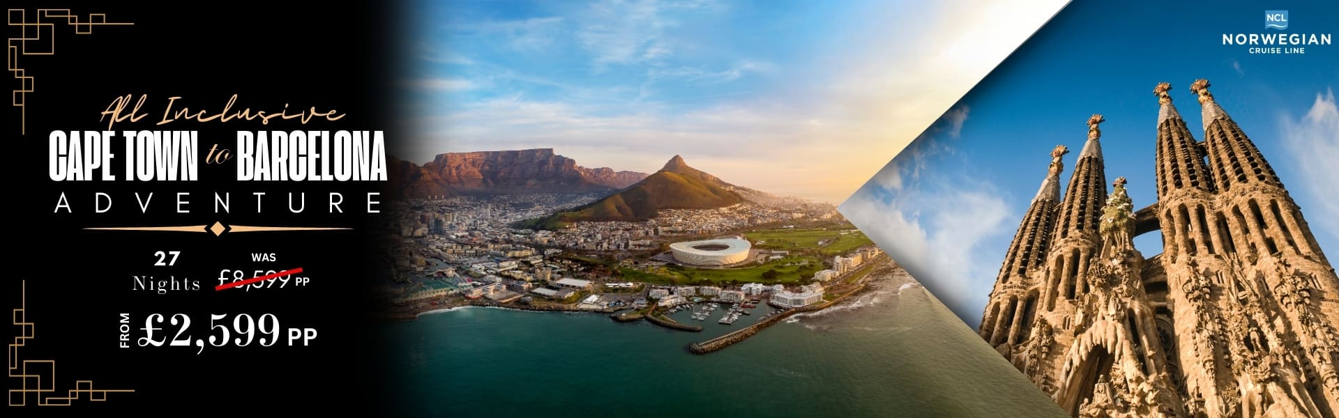 All Inclusive Cape Town to Barcelona Adventure