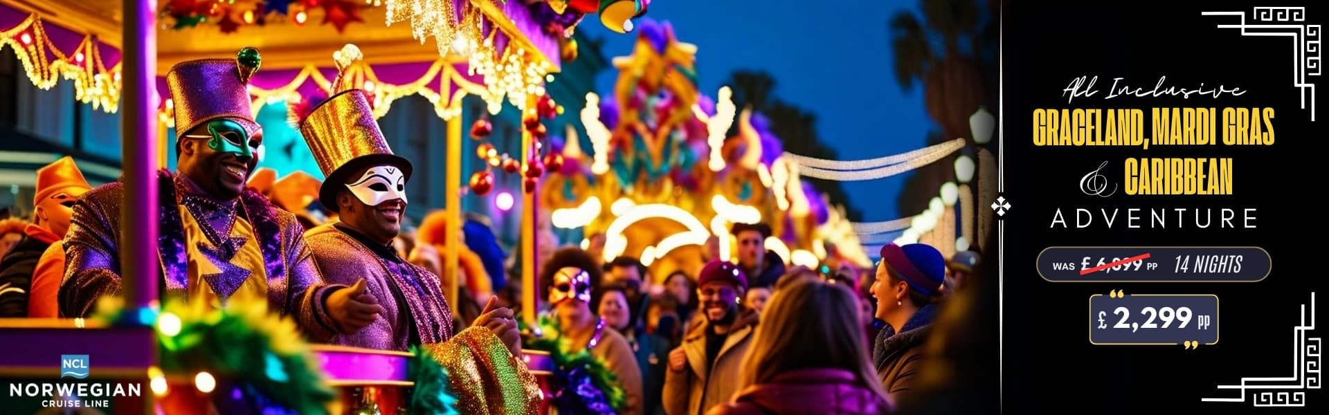 Graceland, Mardi Gras & Caribbean Adventure