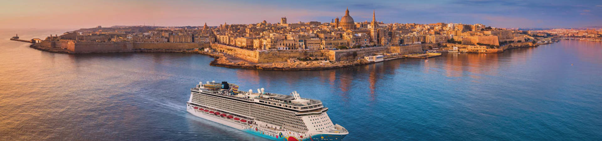 NCL ship in Valletta