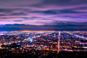 ports la view from griffit observatory 200